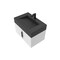 Castello Usa Nile 30-inch White Vanity Set with Black Top and Black Handles CB-MC-30W-BL-2053-BL - alternate 1